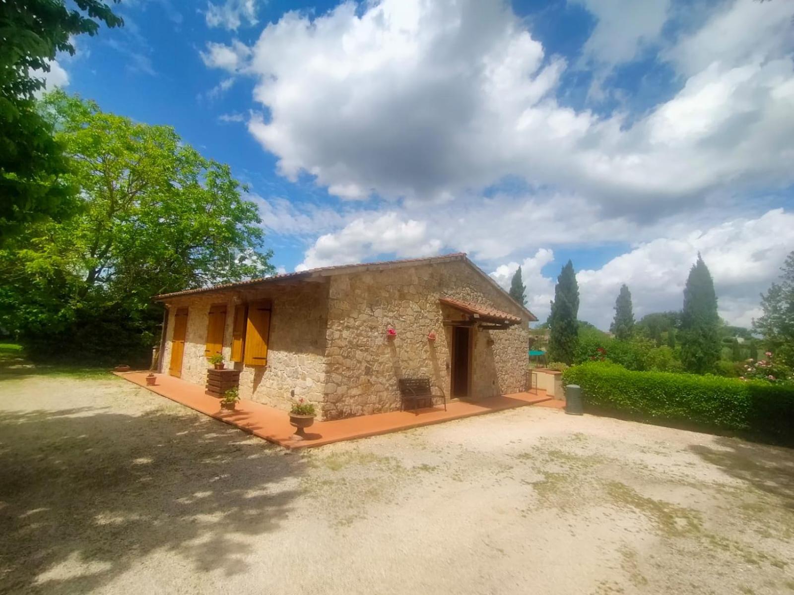 Villetta Con Parco Vicino San Gimignano Colle Val D'Elsa Bagian luar foto